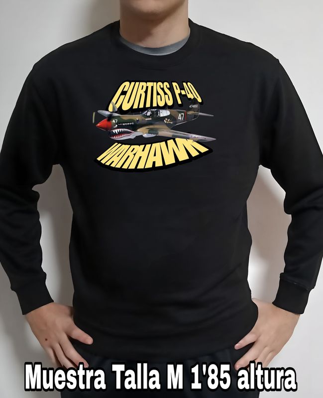Sudadera Curtiss P-40 Warhawk nº 3 Sudadera Curtiss P-40 Warhawk nº 3