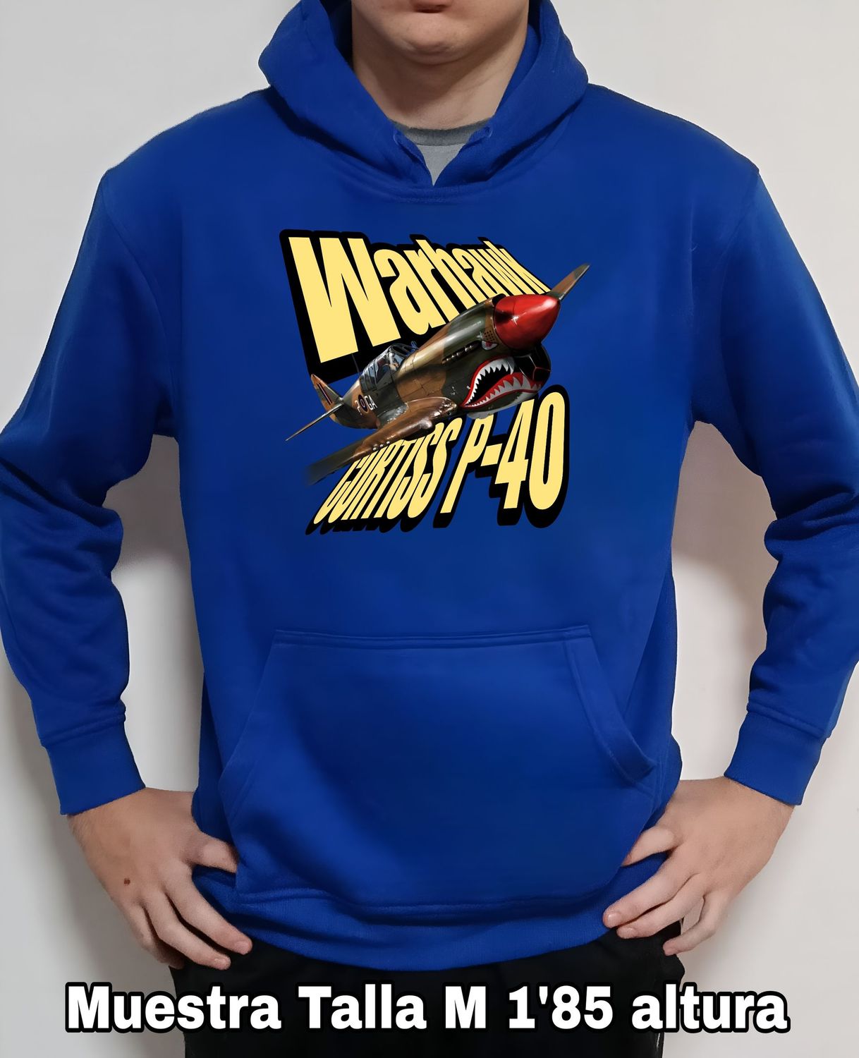 Sudadera capucha Curtiss P-40 Warhawk nº 2 Sudadera capucha Curtiss P-40 Warhawk nº 2