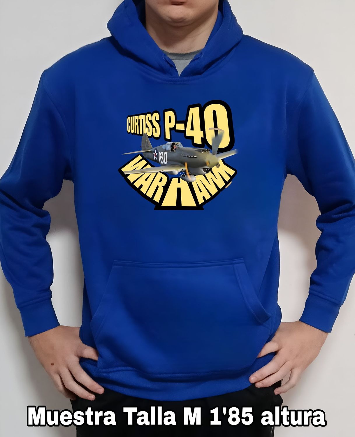 Sudadera capucha Curtiss P-40 Warhawk nº 4 Sudadera capucha Curtiss P-40 Warhawk nº 4