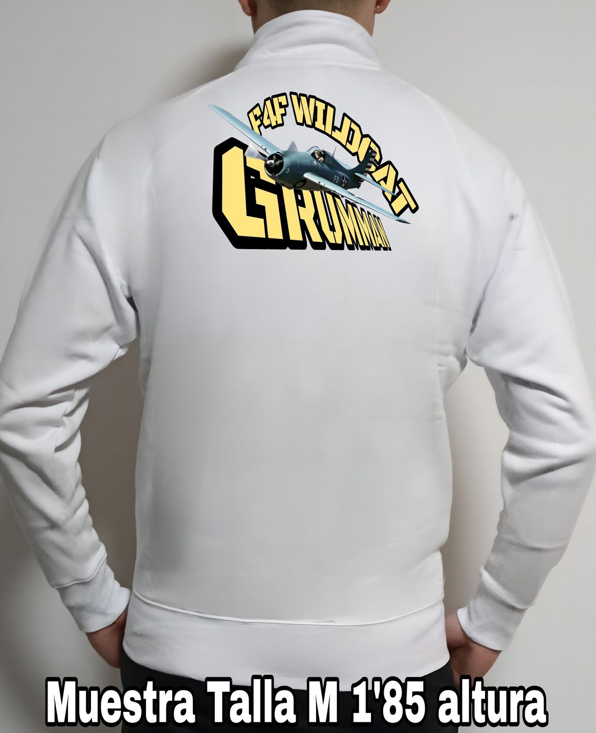 Sudadera cremallera Grumman F4F Wildcat nº 3 Sudadera cremallera Grumman F4F Wildcat nº 3