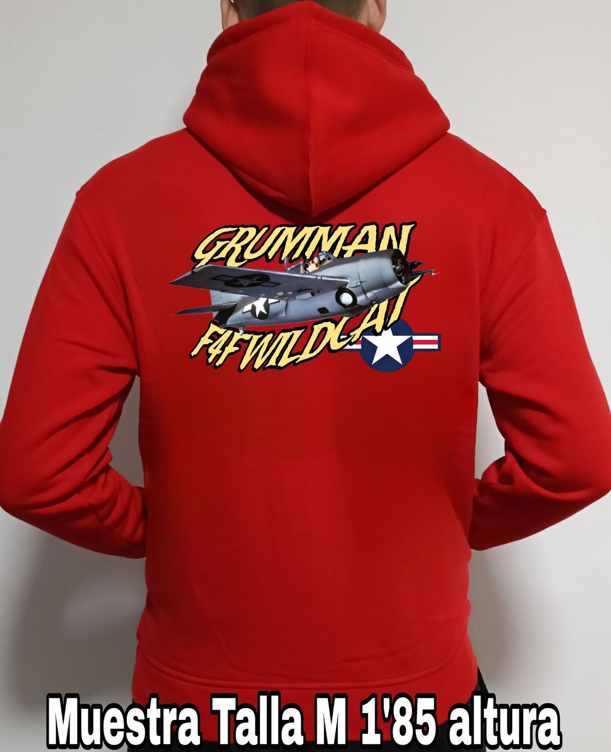 Sudadera cremallera y capucha Grumman F4F Wildcat nº 2 Sudadera cremallera y capucha Grumman F4F Wildcat nº 2