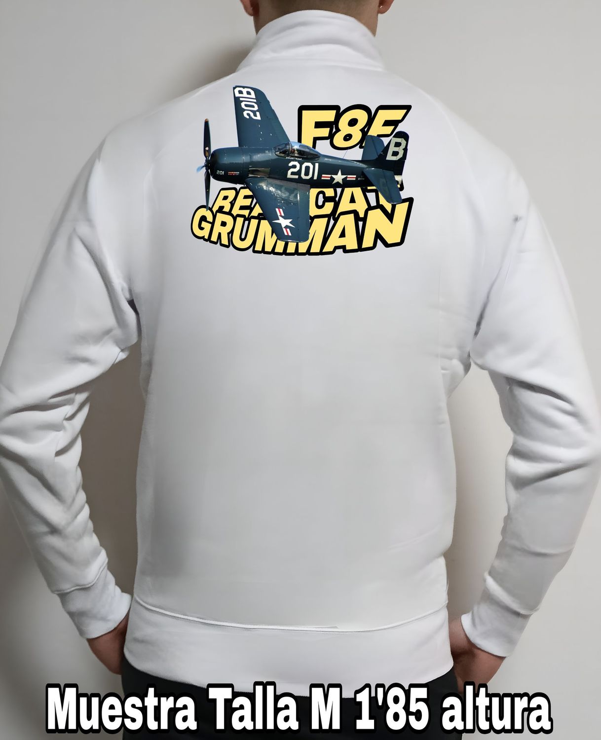 Sudadera cremallera Grumman F8F Bearcat nº 4 Sudadera cremallera Grumman F8F Bearcat nº 4