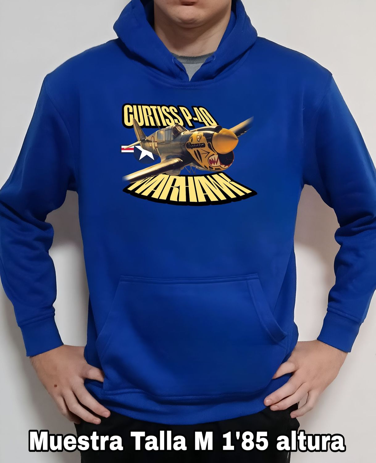 Sudadera capucha Curtiss P-40 Warhawk nº 1 Sudadera capucha Curtiss P-40 Warhawk nº 1