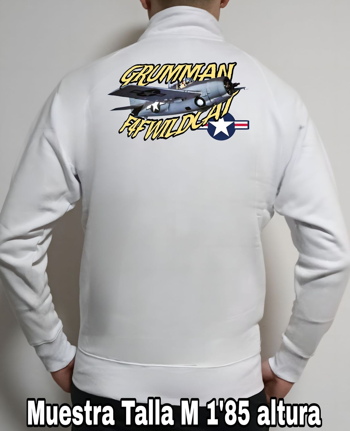 Sudadera cremallera Grumman F4F Wildcat nº 2 Sudadera cremallera Grumman F4F Wildcat nº 2