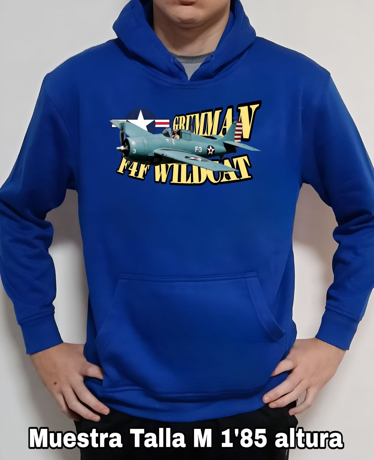 Sudadera capucha Grumman F4F Wildcat nº 4 Sudadera capucha Grumman F4F Wildcat nº 4