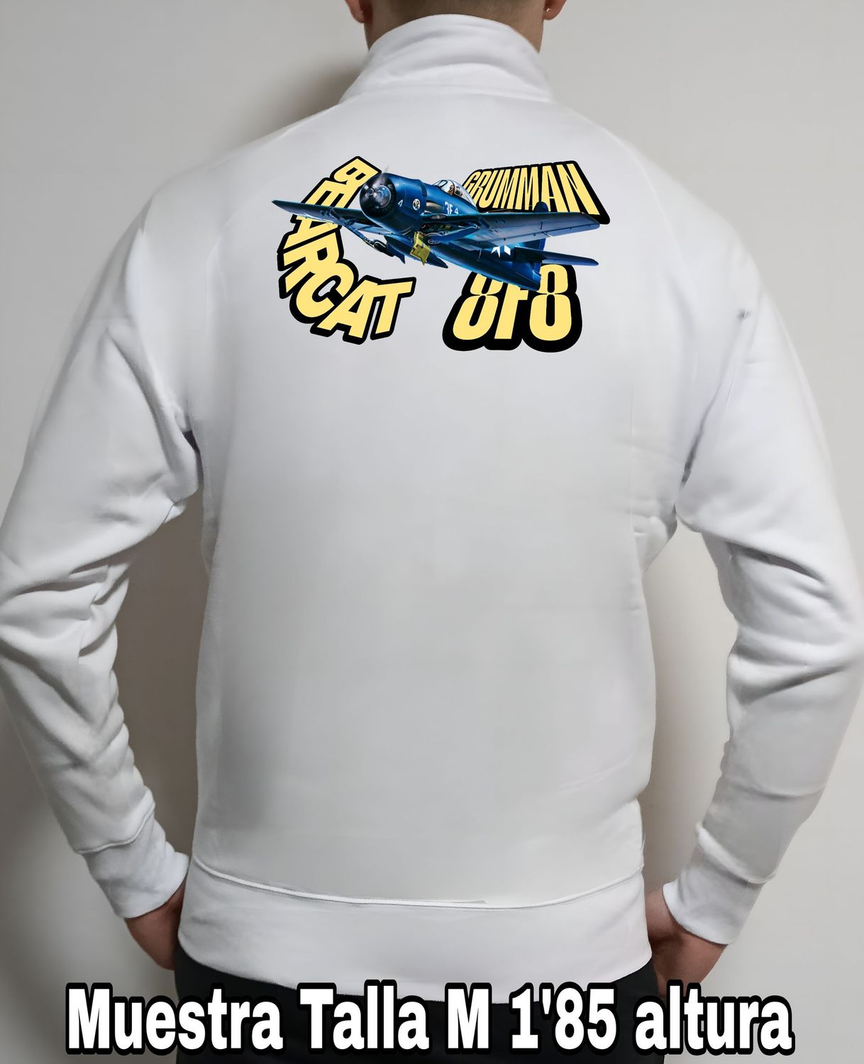 Sudadera cremallera Grumman F8F Bearcat nº 2 Sudadera cremallera Grumman F8F Bearcat nº 2