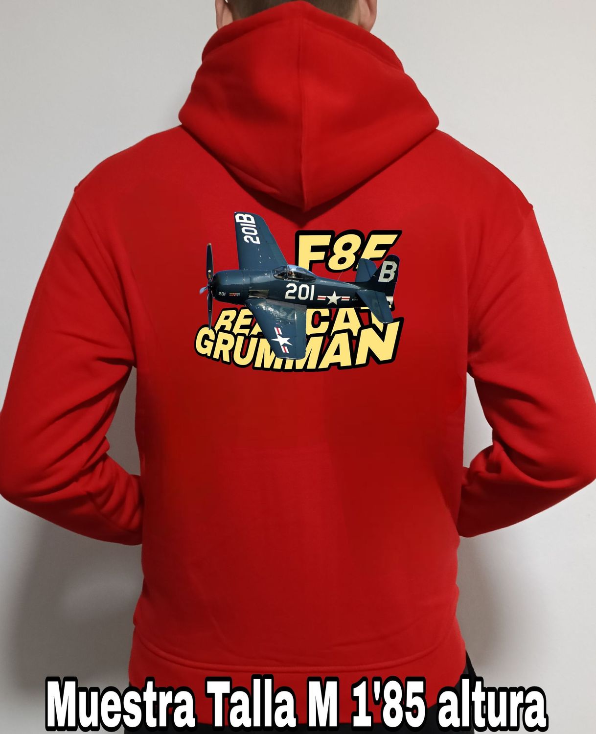 Sudadera capucha y cremallera Grumman F8F Bearcat n° 4 Sudadera capucha y cremallera Grumman F8F Bearcat n° 4
