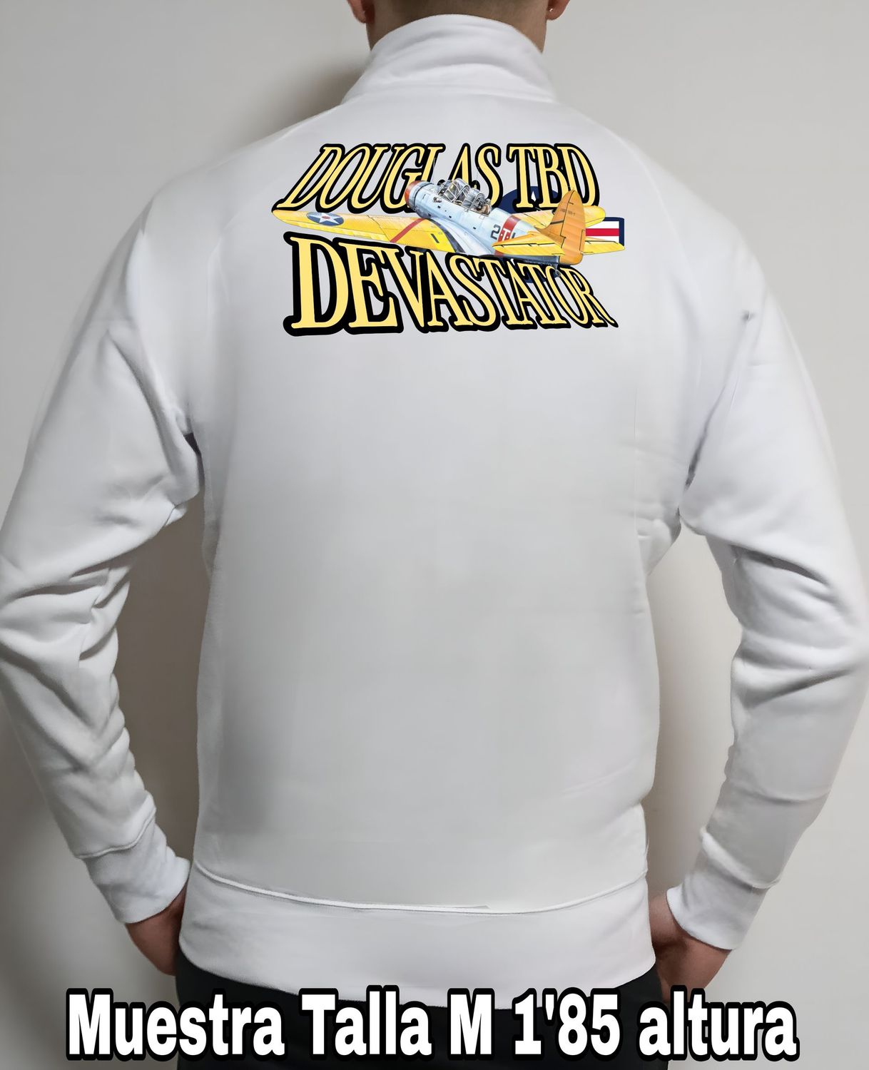 Sudadera cremallera Douglas TBD Devastator nº 2 Sudadera cremallera Douglas TBD Devastator nº 2