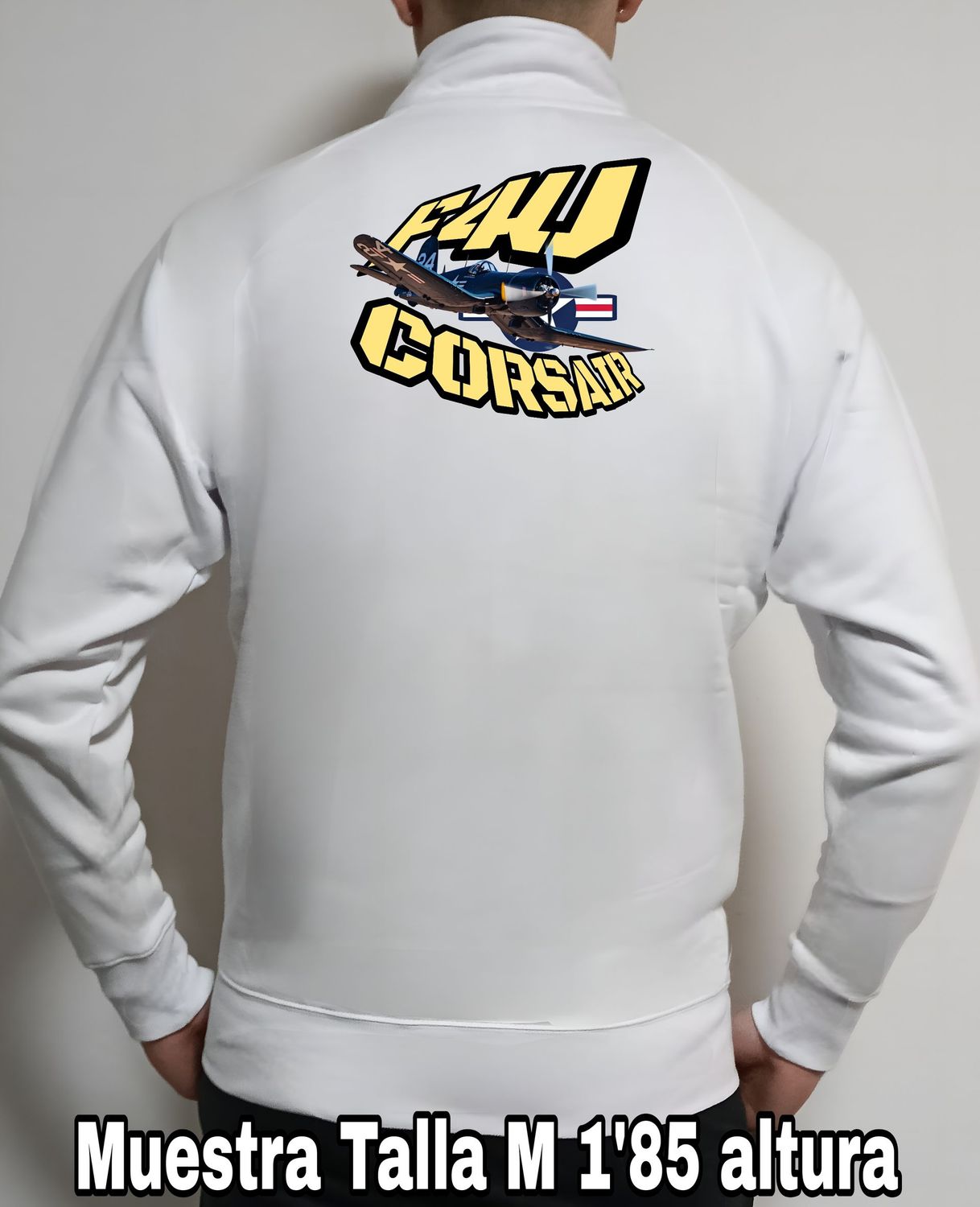 Sudadera cremallera Chance Vought F4U Corsair nº 1 Sudadera cremallera Chance Vought F4U Corsair nº 1