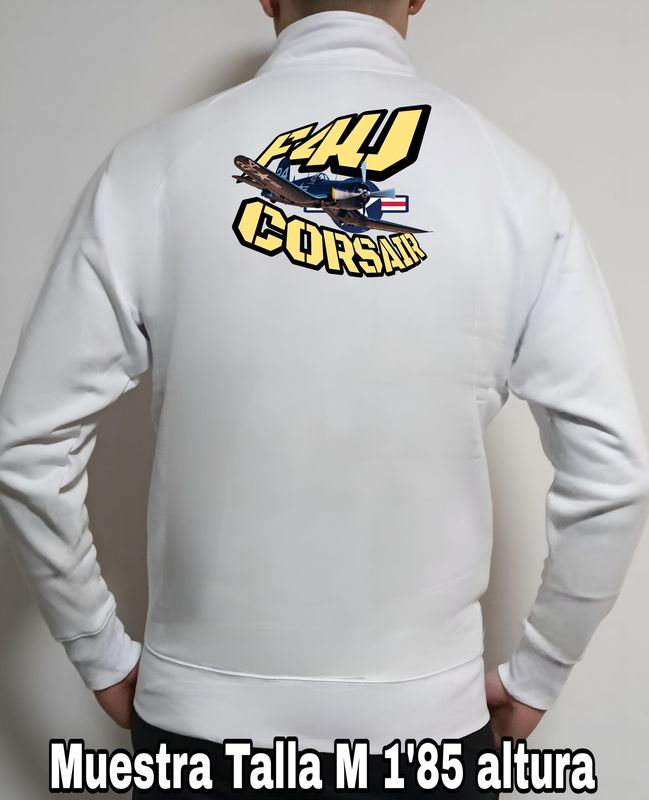 Sudadera cremallera Chance Vought F4U Corsair nº 1 Sudadera cremallera Chance Vought F4U Corsair nº 1