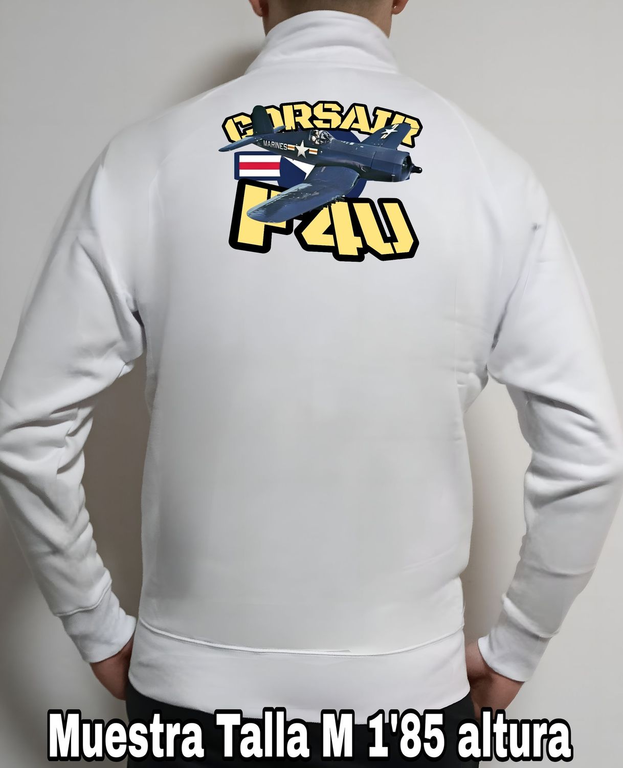 Sudadera cremallera Chance Vought F4U Corsair nº 2 Sudadera cremallera Chance Vought F4U Corsair nº 2