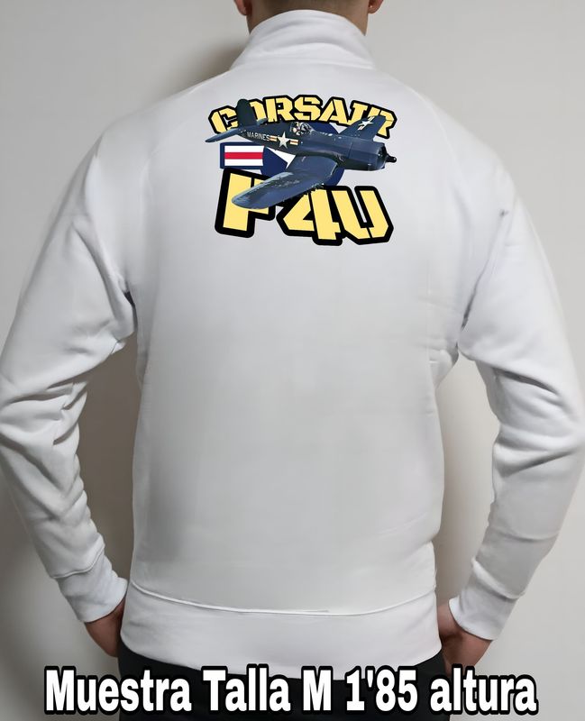 Sudadera cremallera Chance Vought F4U Corsair nº 2 Sudadera cremallera Chance Vought F4U Corsair nº 2
