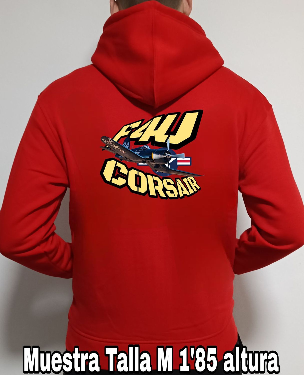Sudadera capucha y cremallera Chance Vought F4U Corsair n° 1 Sudadera capucha y cremallera Chance Vought F4U Corsair n° 1