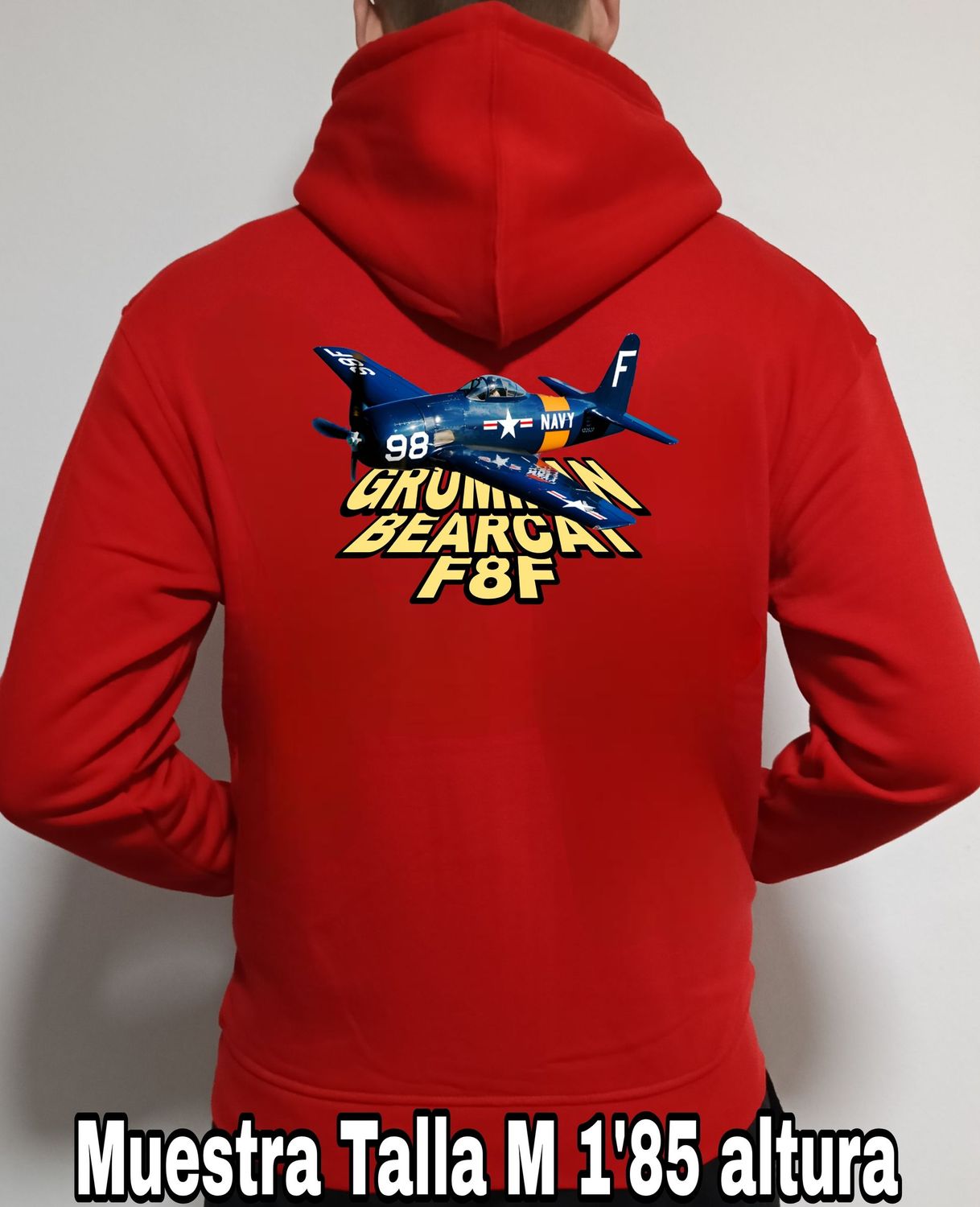 Sudadera capucha y cremallera Grumman F8F Bearcat n° 3 Sudadera capucha y cremallera Grumman F8F Bearcat n° 3