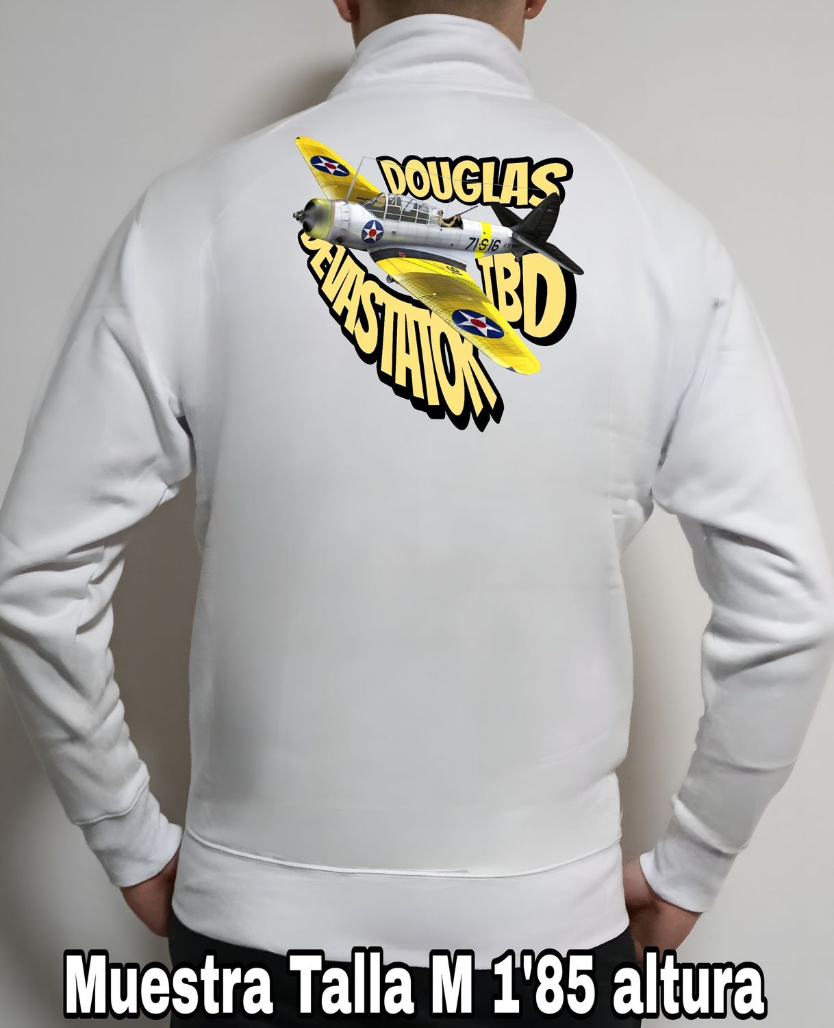 Sudadera cremallera Douglas TBD Devastator nº 1 Sudadera cremallera Douglas TBD Devastator nº 1