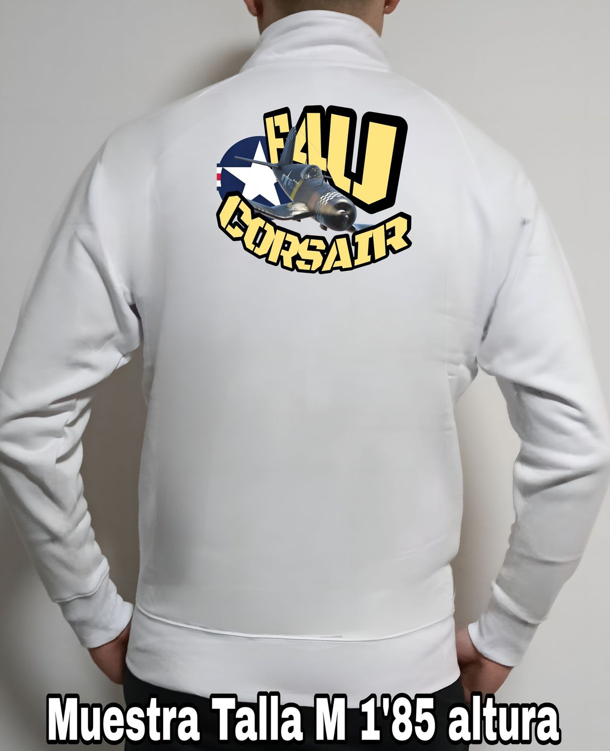 Sudadera cremallera Chance Vought F4U Corsair nº 3 Sudadera cremallera Chance Vought F4U Corsair nº 3
