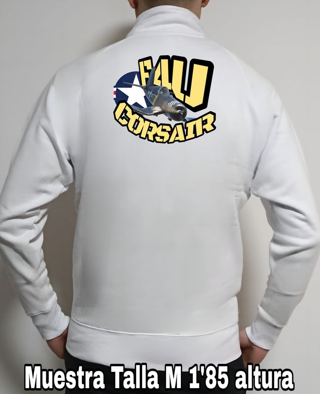 Sudadera cremallera Chance Vought F4U Corsair nº 3 Sudadera cremallera Chance Vought F4U Corsair nº 3