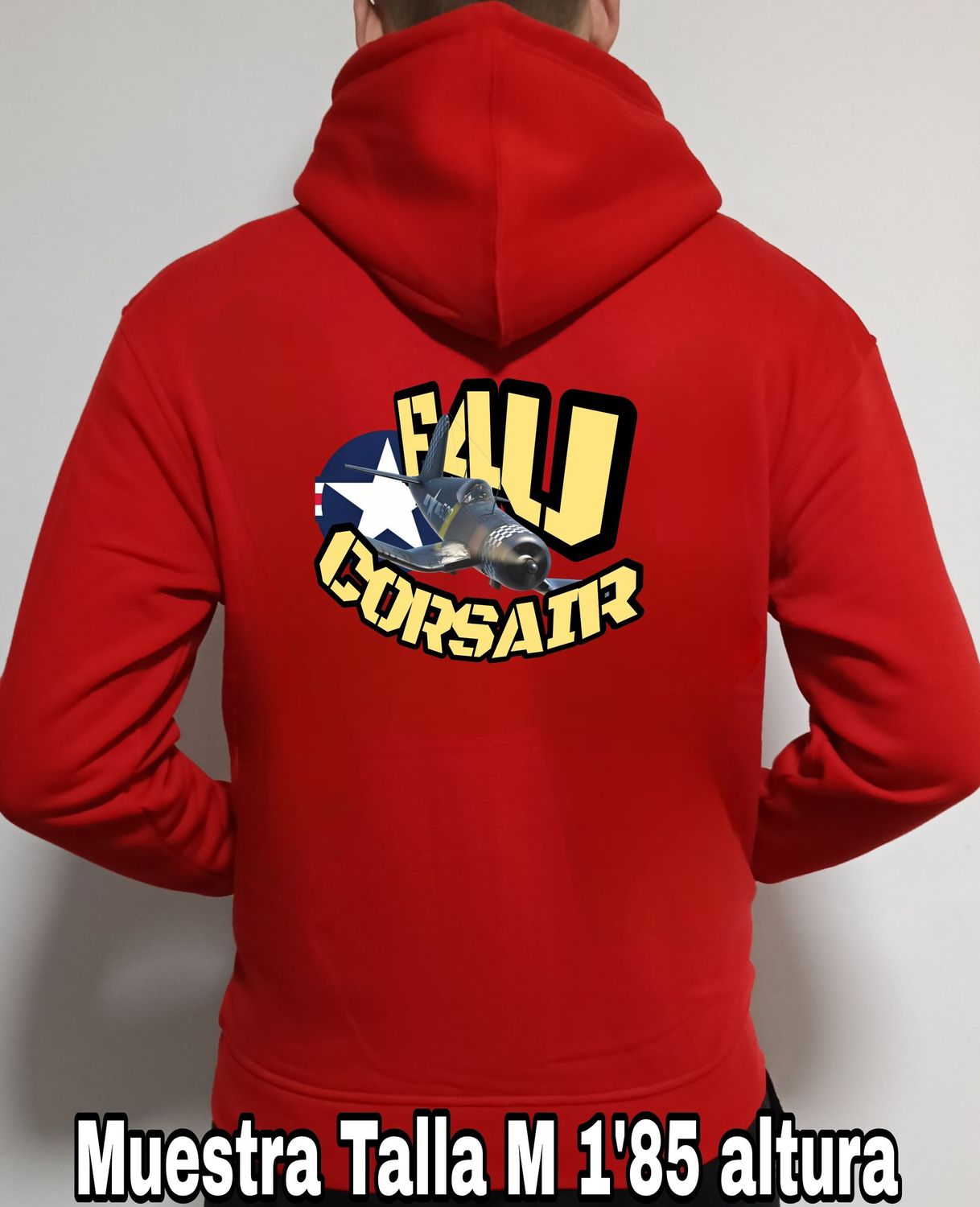 Sudadera capucha y cremallera Chance Vought F4U Corsair n° 3 Sudadera capucha y cremallera Chance Vought F4U Corsair n° 3