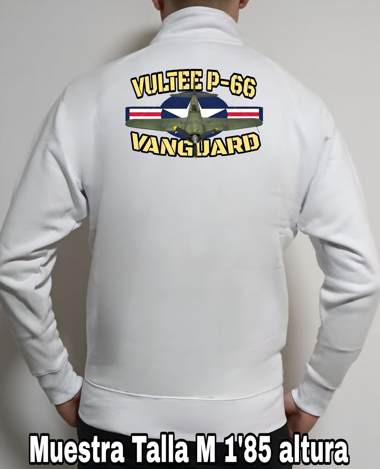 Sudadera cremallera Vultee P-66 Vanguard nº 4 Sudadera cremallera Vultee P-66 Vanguard nº 4
