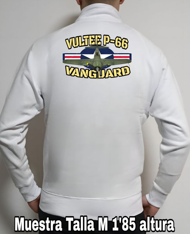 Sudadera cremallera Vultee P-66 Vanguard nº 4 Sudadera cremallera Vultee P-66 Vanguard nº 4