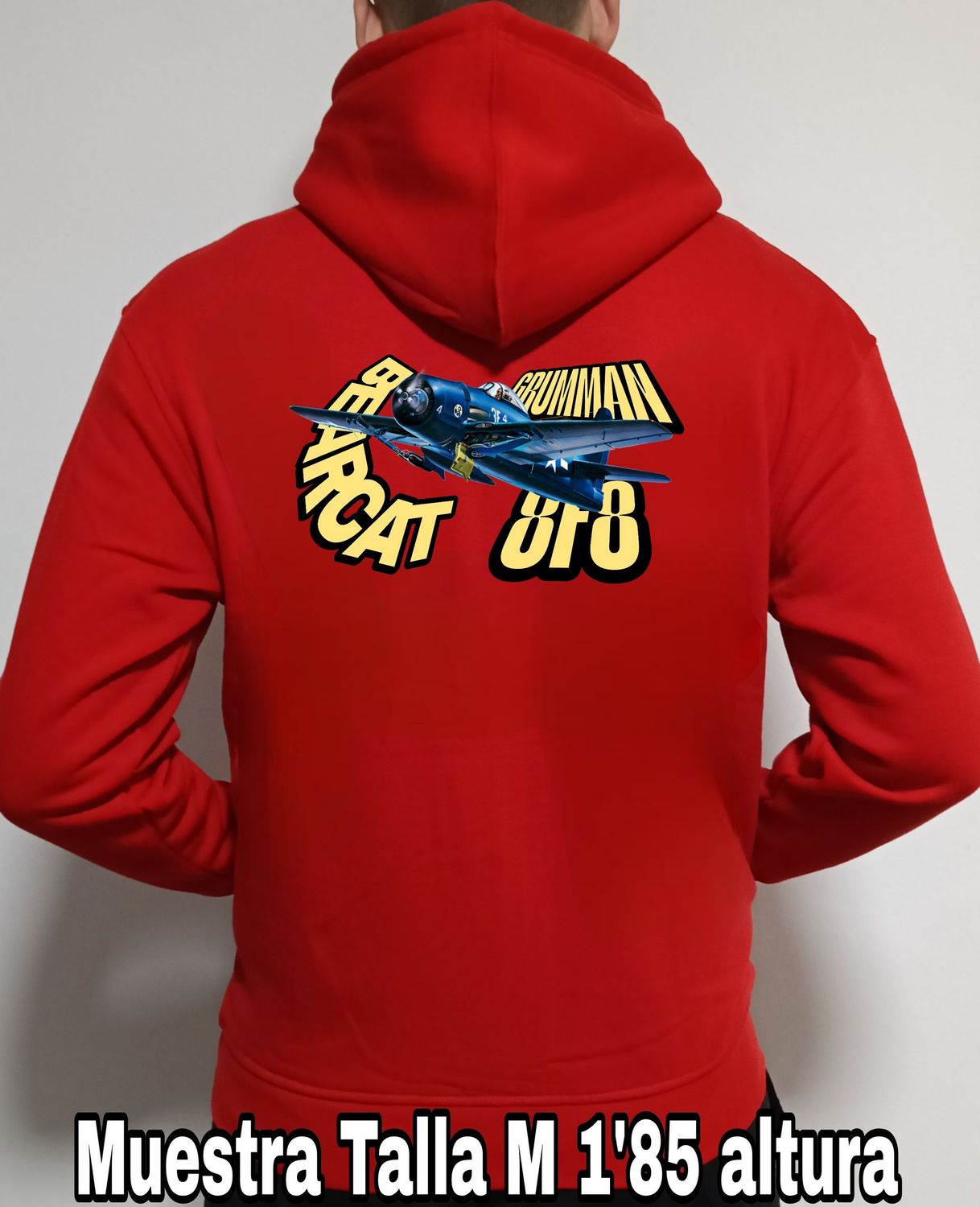 Sudadera capucha y cremallera Grumman F8F Bearcat n° 2 Sudadera capucha y cremallera Grumman F8F Bearcat n° 2