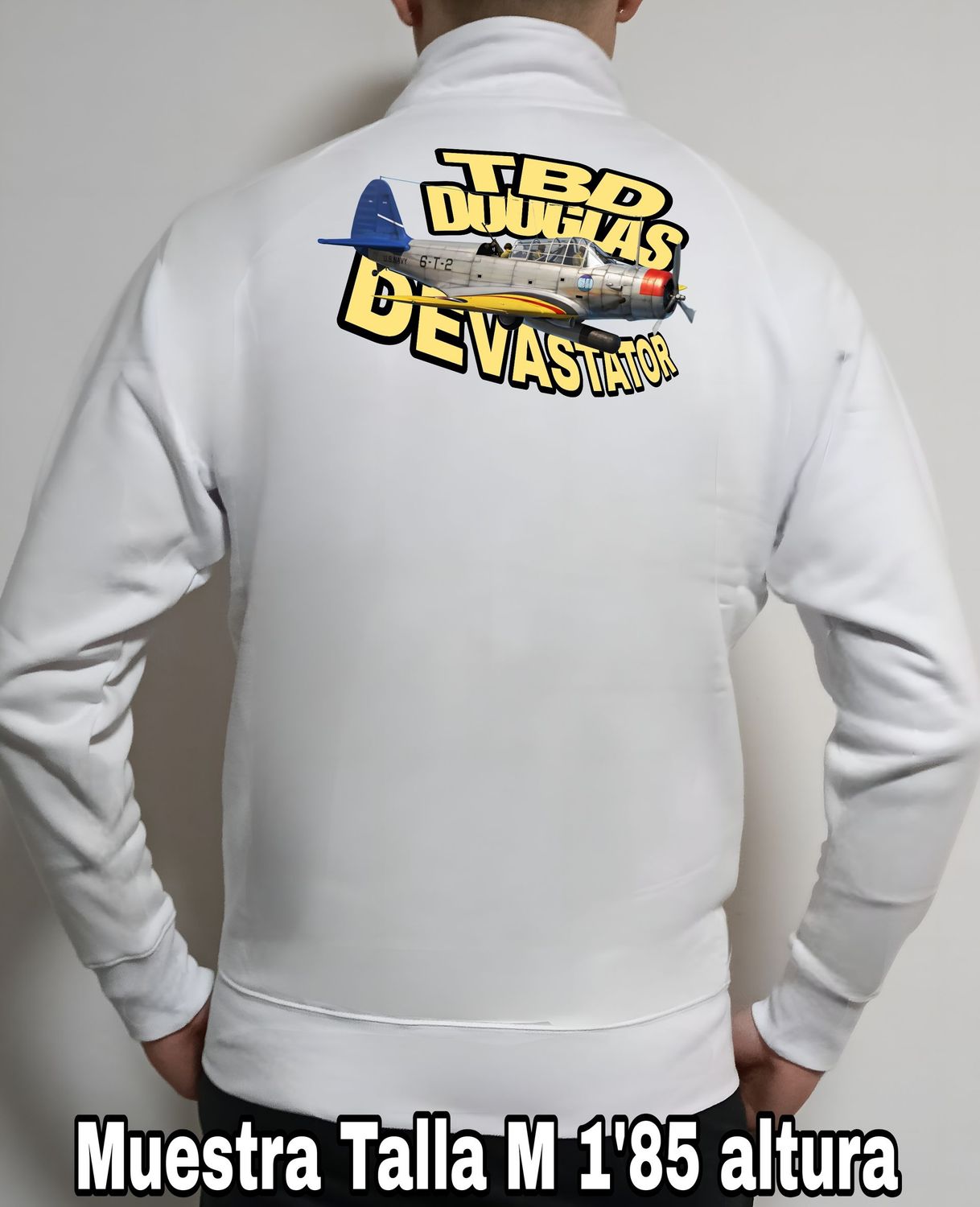 Sudadera cremallera Douglas TBD Devastator nº 3 Sudadera cremallera Douglas TBD Devastator nº 3