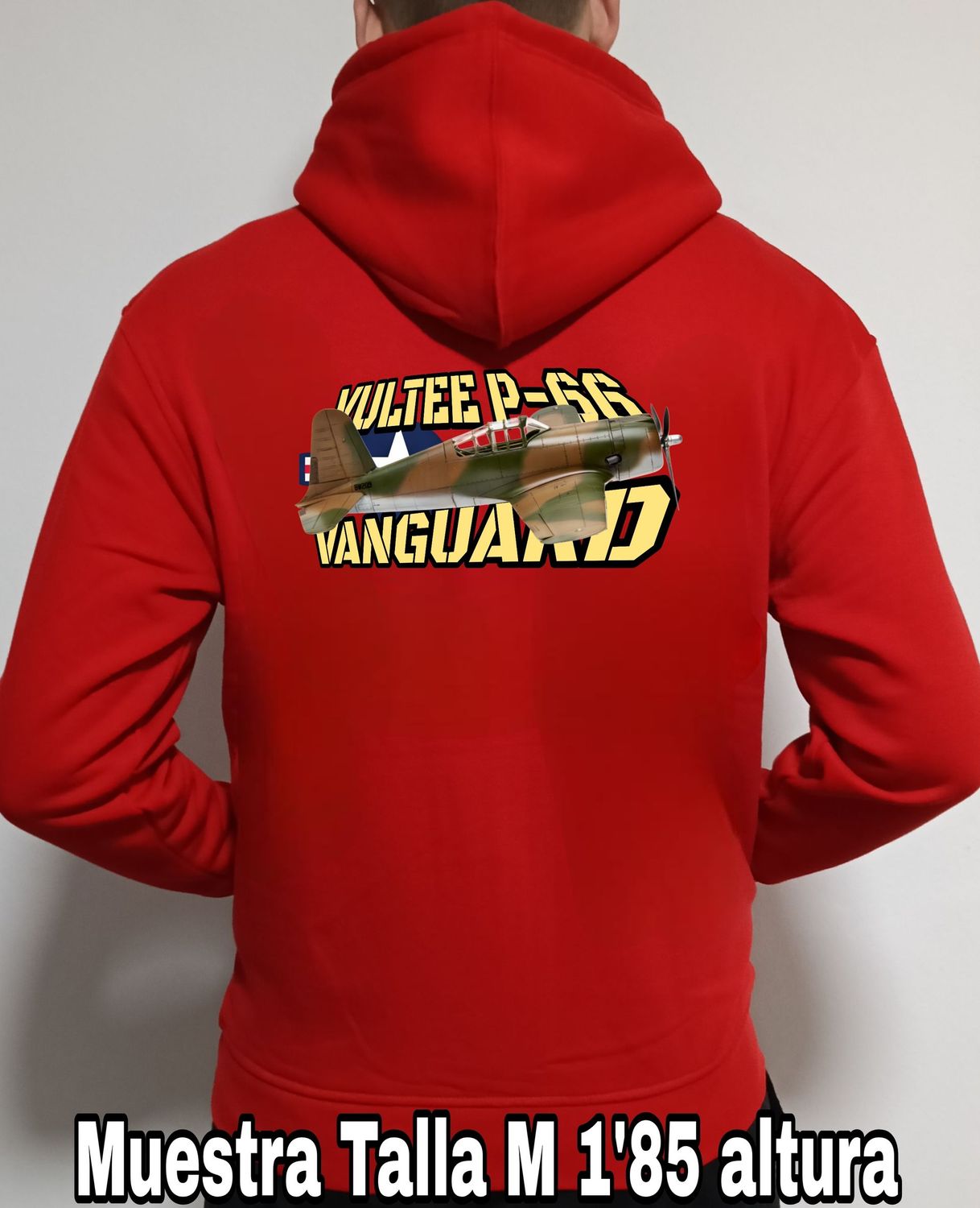 Sudadera capucha y cremallera Vultee P-66 Vanguard n° 3 Sudadera capucha y cremallera Vultee P-66 Vanguard n° 3