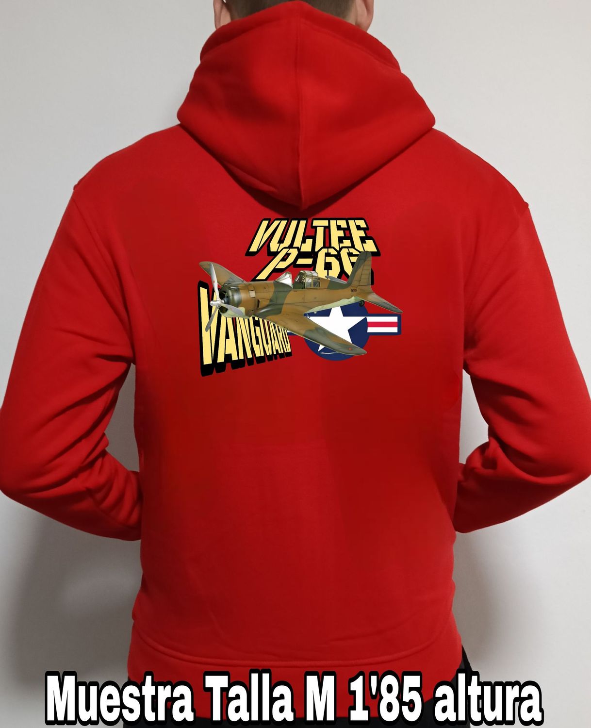 Sudadera capucha y cremallera Vultee P-66 Vanguard n° 2 Sudadera capucha y cremallera Vultee P-66 Vanguard n° 2