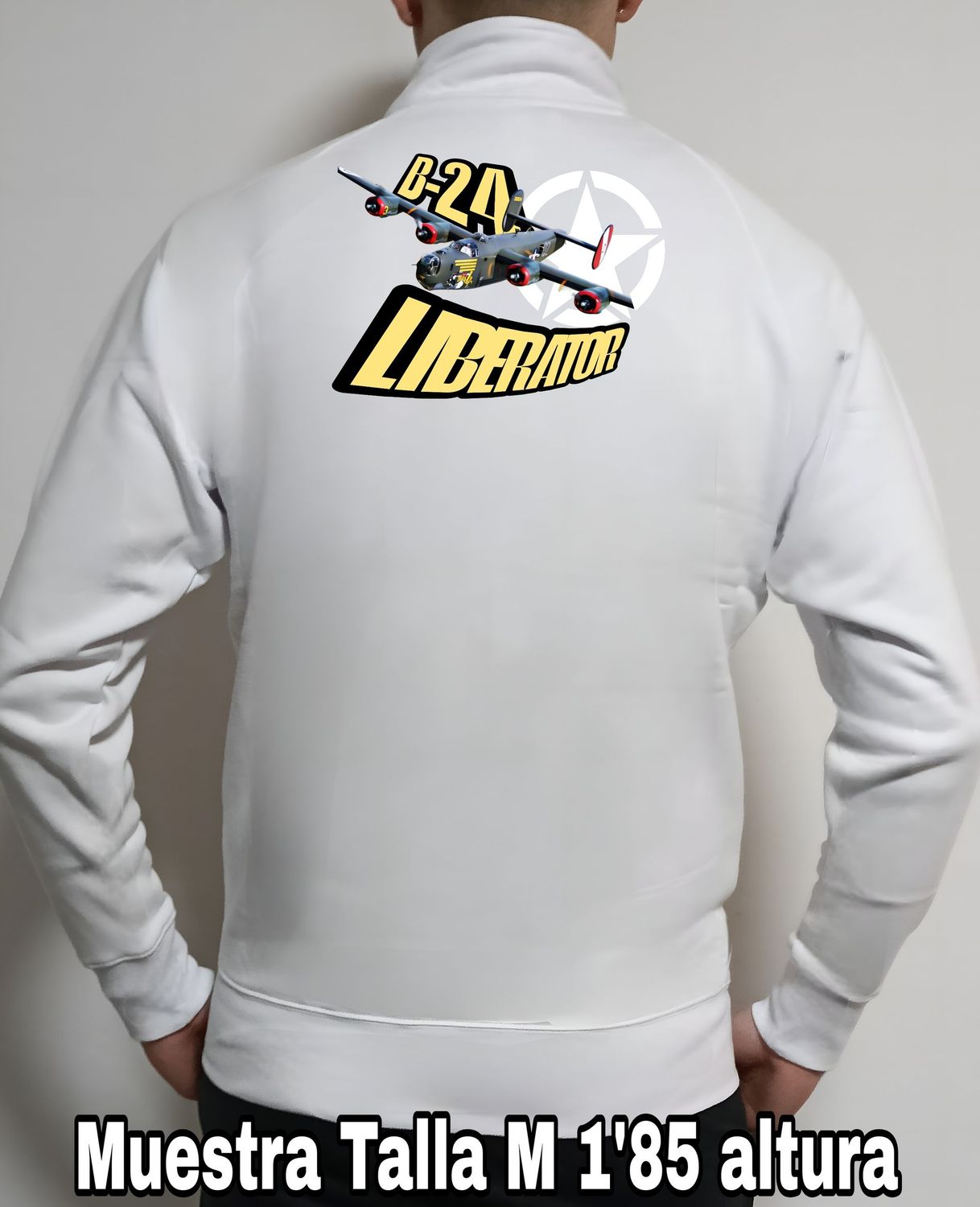 Sudadera cremallera Consolidated B-24 Liberator nº 3 Sudadera cremallera Consolidated B-24 Liberator nº 3