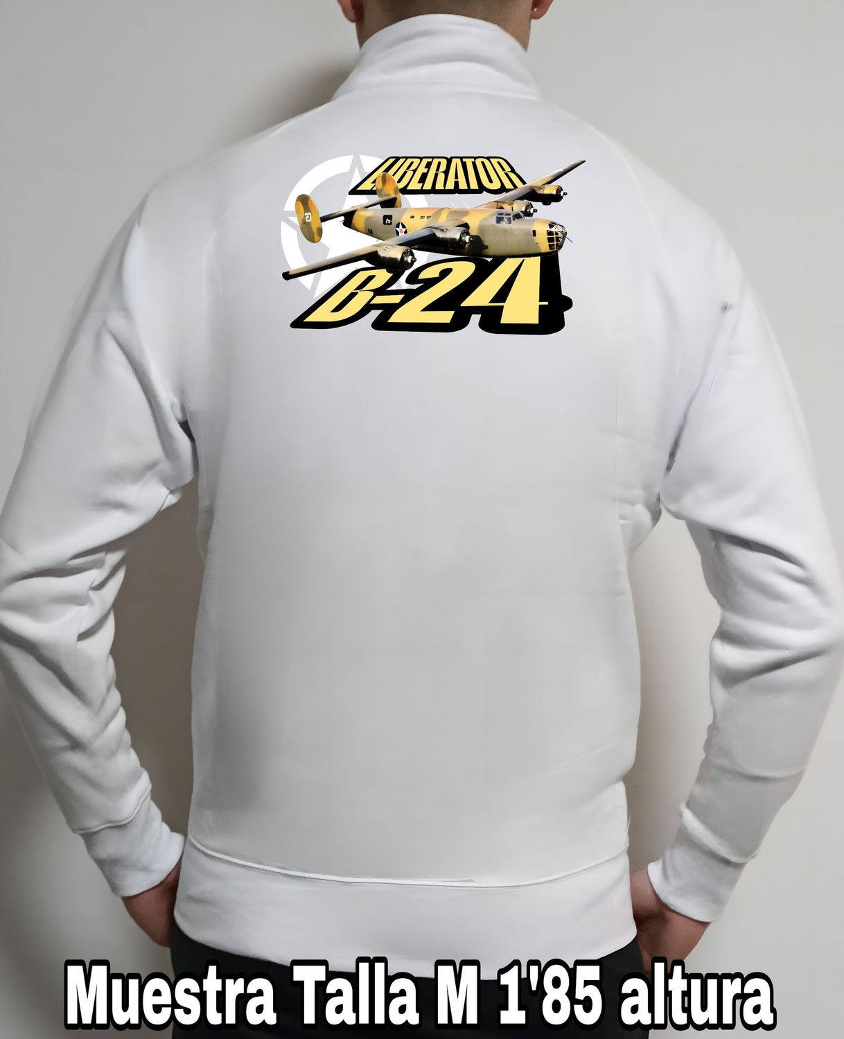 Sudadera cremallera Consolidated B-24 Liberator nº 4 Sudadera cremallera Consolidated B-24 Liberator nº 4