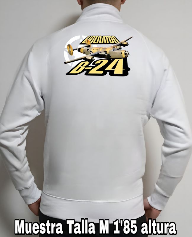 Sudadera cremallera Consolidated B-24 Liberator nº 4 Sudadera cremallera Consolidated B-24 Liberator nº 4