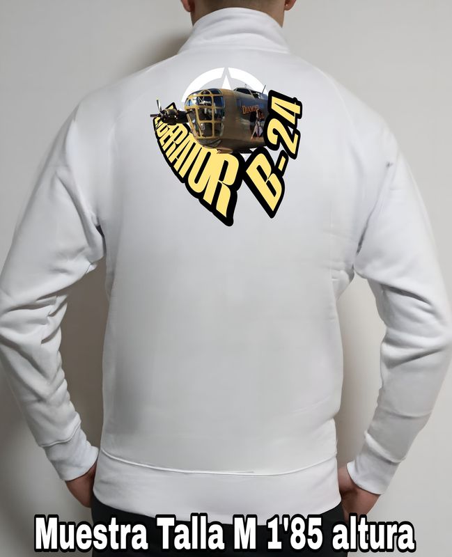 Sudadera cremallera Consolidated B-24 Liberator nº 2 Sudadera cremallera Consolidated B-24 Liberator nº 2