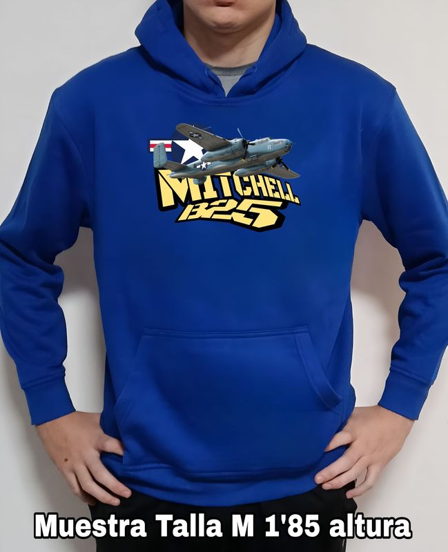 Sudadera capucha North American B-25 Mitchell nº 2 Sudadera capucha North American B-25 Mitchell nº 2