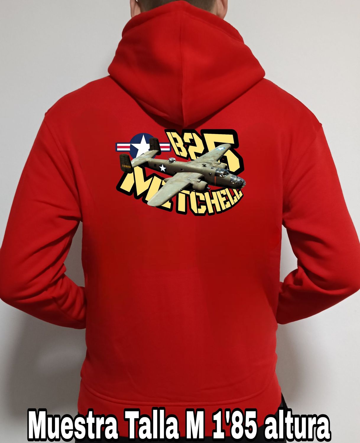 Sudadera capucha y cremallera North American B-25 Mitchell n° 4 Sudadera capucha y cremallera North American B-25 Mitchell n° 4