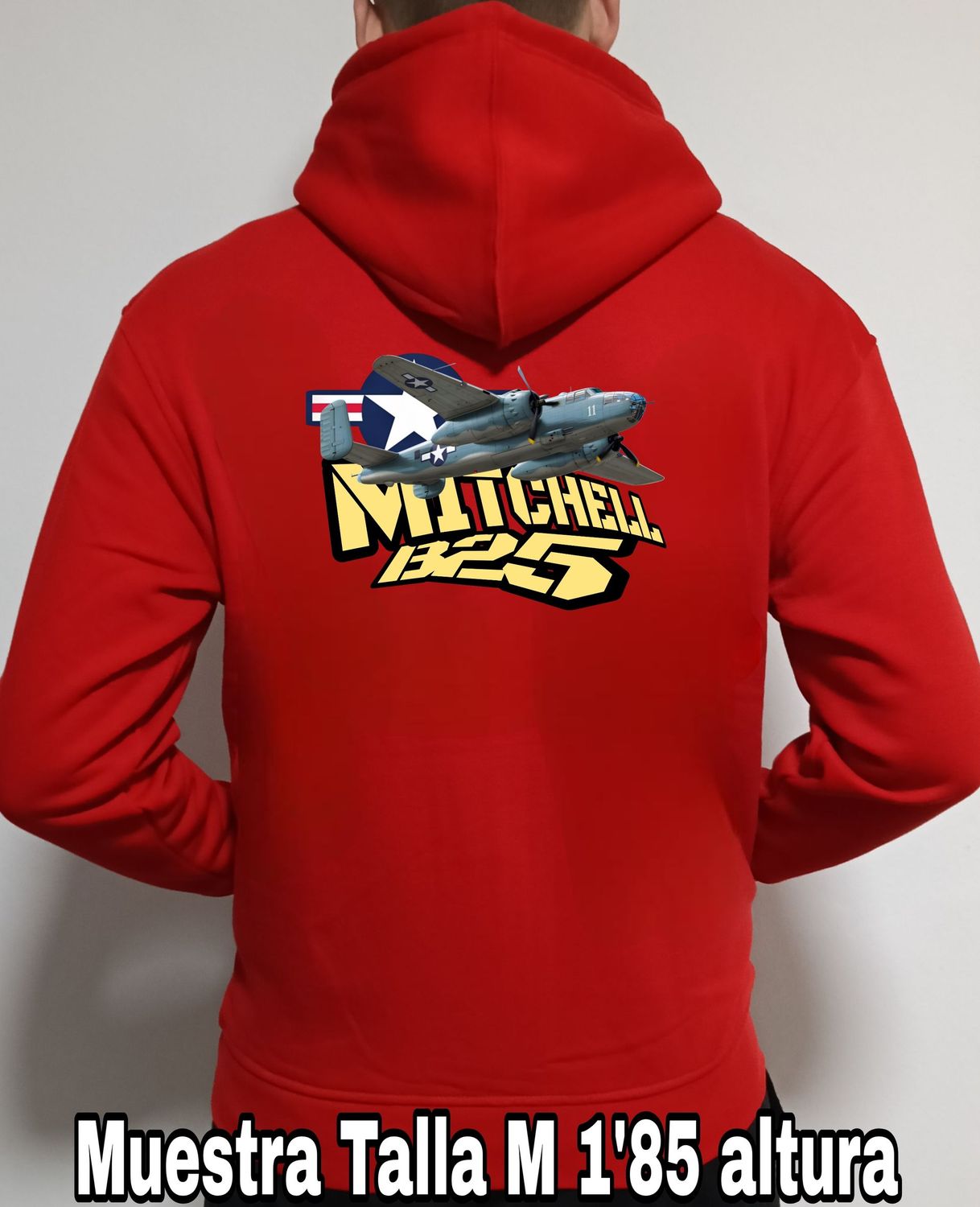 Sudadera capucha y cremallera North American B-25 Mitchell n° 2 Sudadera capucha y cremallera North American B-25 Mitchell n° 2