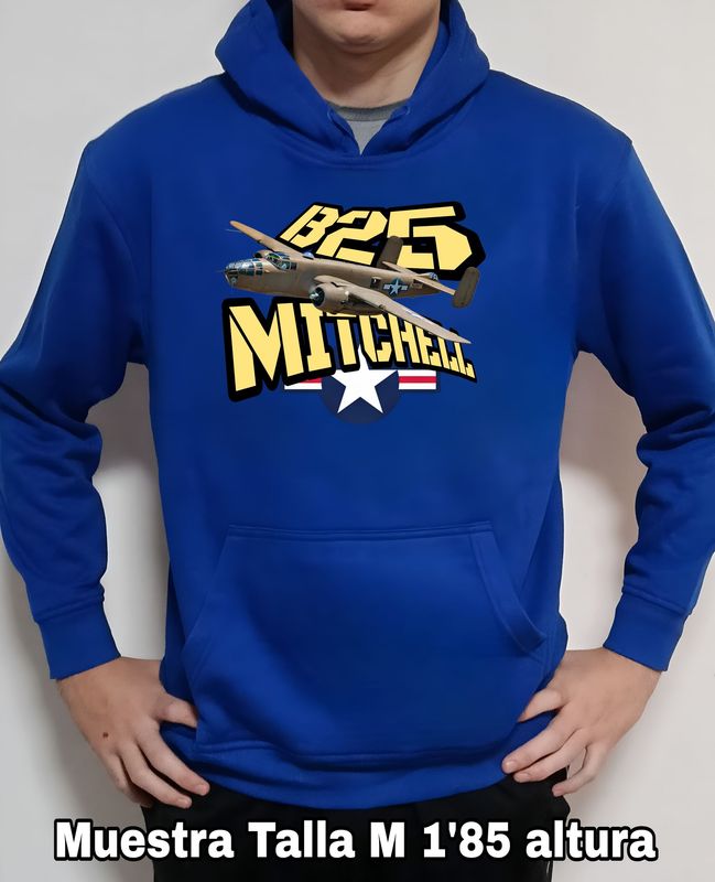 Sudadera capucha North American B-25 Mitchell nº 1 Sudadera capucha North American B-25 Mitchell nº 1