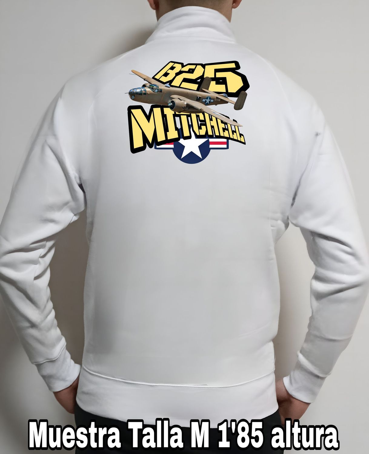 Sudadera cremallera North American B-25 Mitchell nº 1 Sudadera cremallera North American B-25 Mitchell nº 1