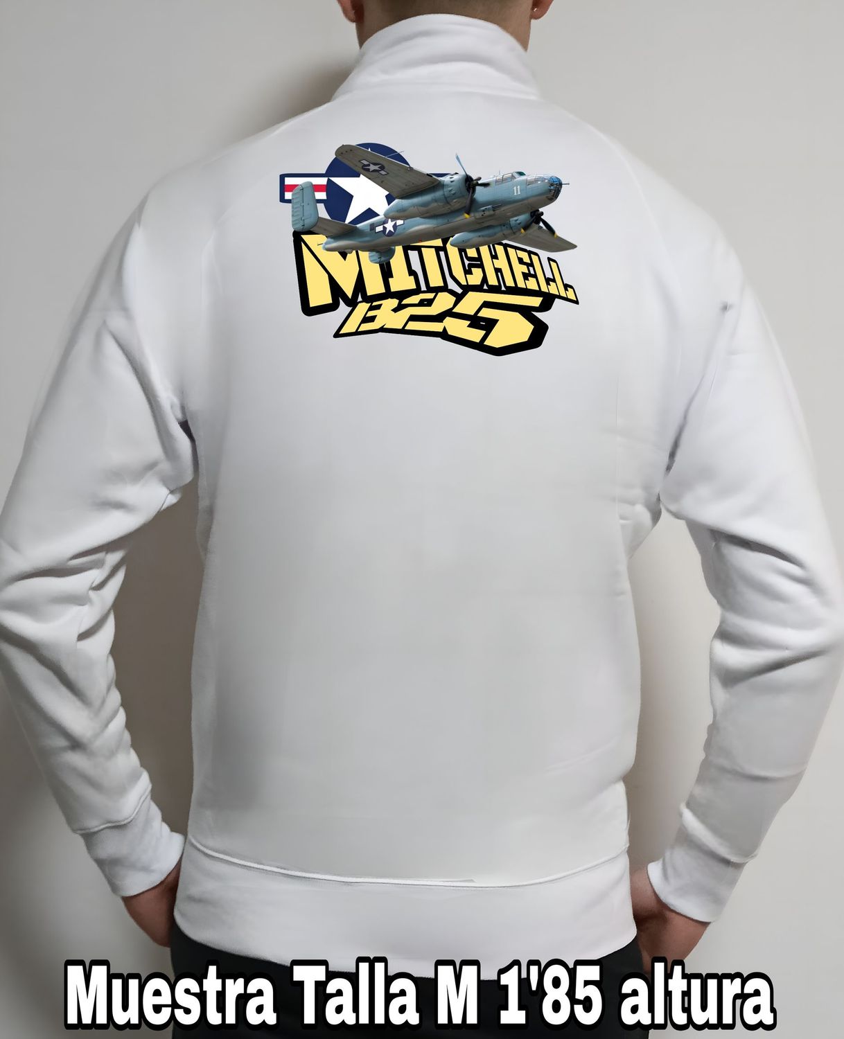 Sudadera cremallera North American B-25 Mitchell nº 2 Sudadera cremallera North American B-25 Mitchell nº 2