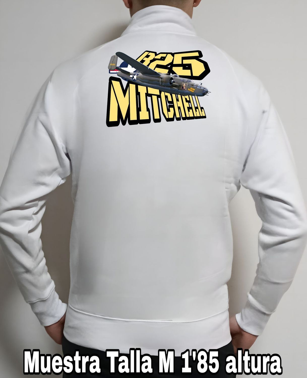 Sudadera cremallera North American B-25 Mitchell nº 3 Sudadera cremallera North American B-25 Mitchell nº 3