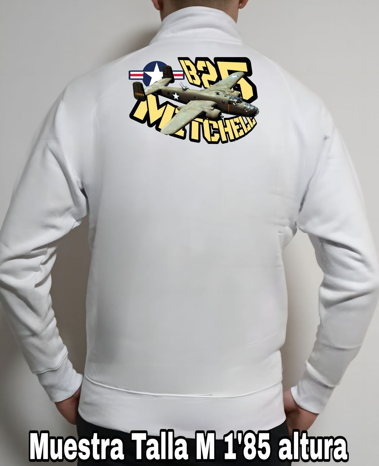 Sudadera cremallera North American B-25 Mitchell nº 4 Sudadera cremallera North American B-25 Mitchell nº 4