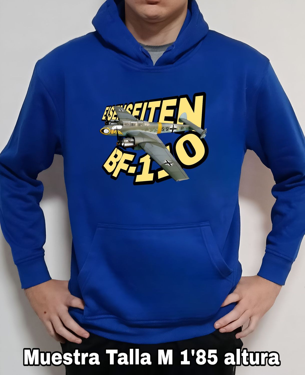 Sudadera capucha Messerschmitt BF-110 Eisenseiten nº 2 Sudadera capucha Messerschmitt BF-110 Eisenseiten nº 2