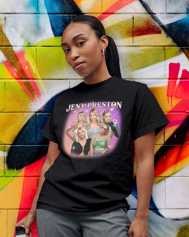 T-SHIRT UNISEXE VEGAN JENY PRESTON 100% COTON