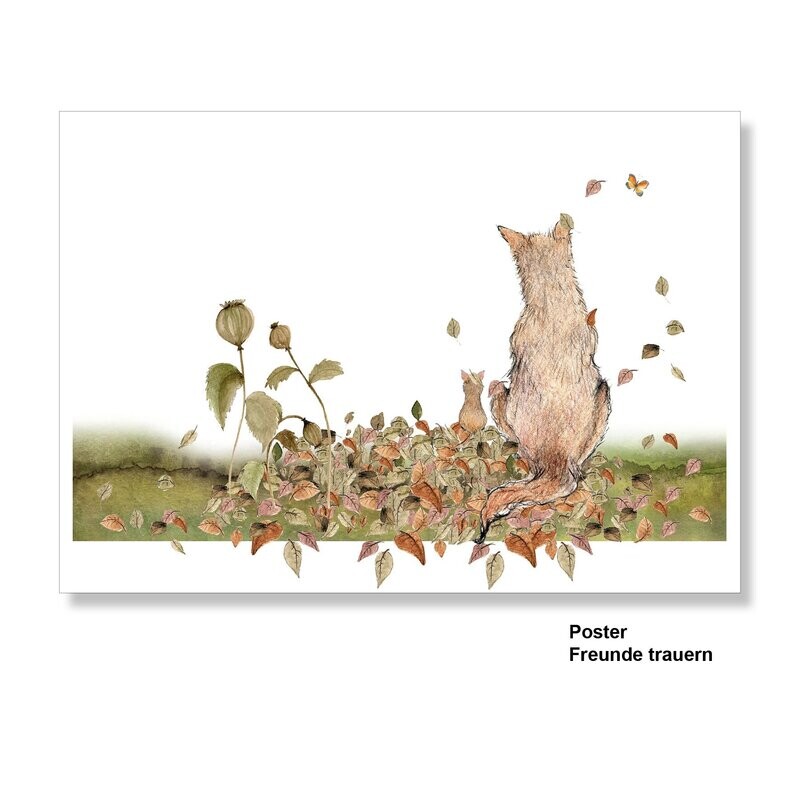 Poster  "Freunde trauern"