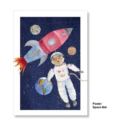 Poster "Space Bär"