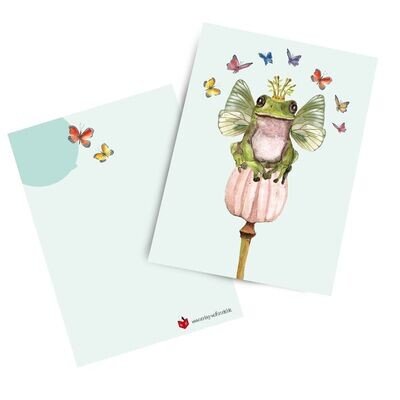 Postkarten-Set "Froschelfe" (6 Karten)