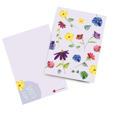 Postkarten-Set "Blumen für Dich" (3 Karten)