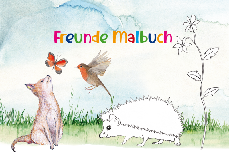 Malbuch Freunde