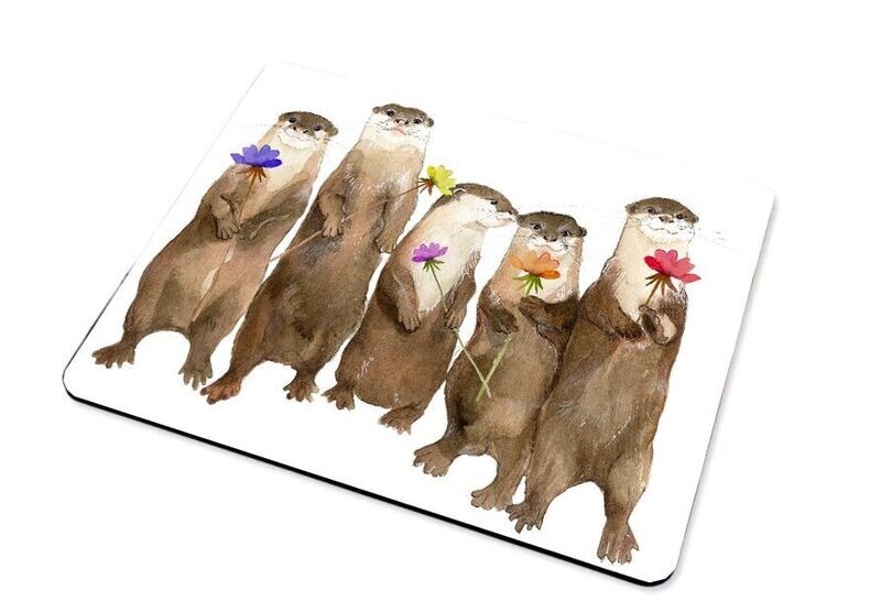 Mousepad Mousepad " Happy Otter"