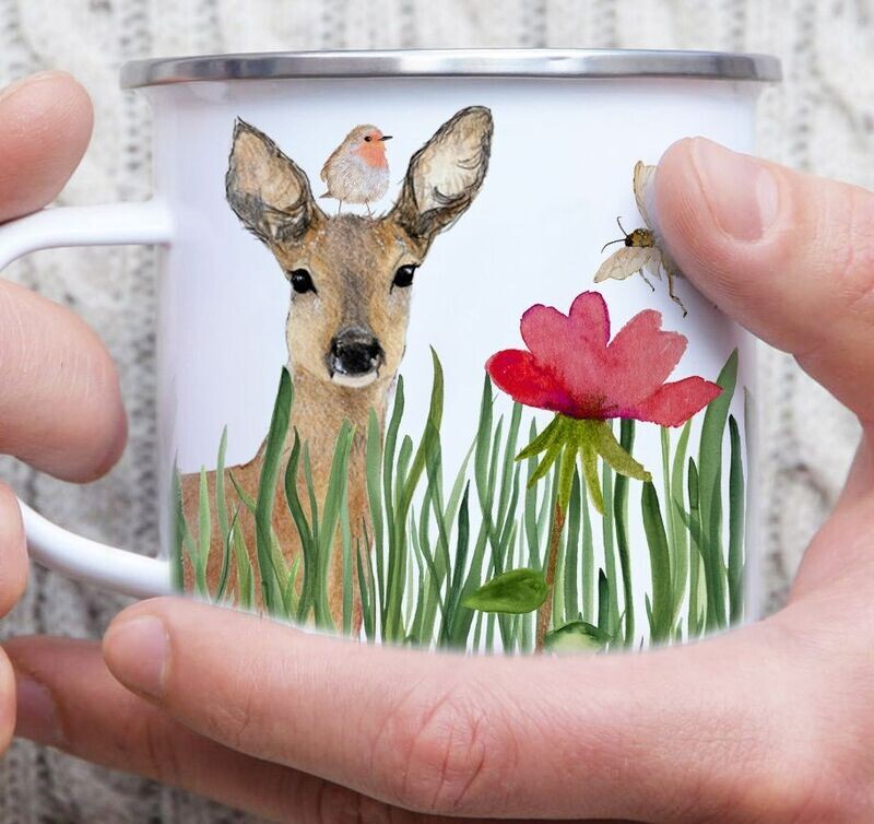 Emaille-Tasse Emaille-Tasse "Wildnis"