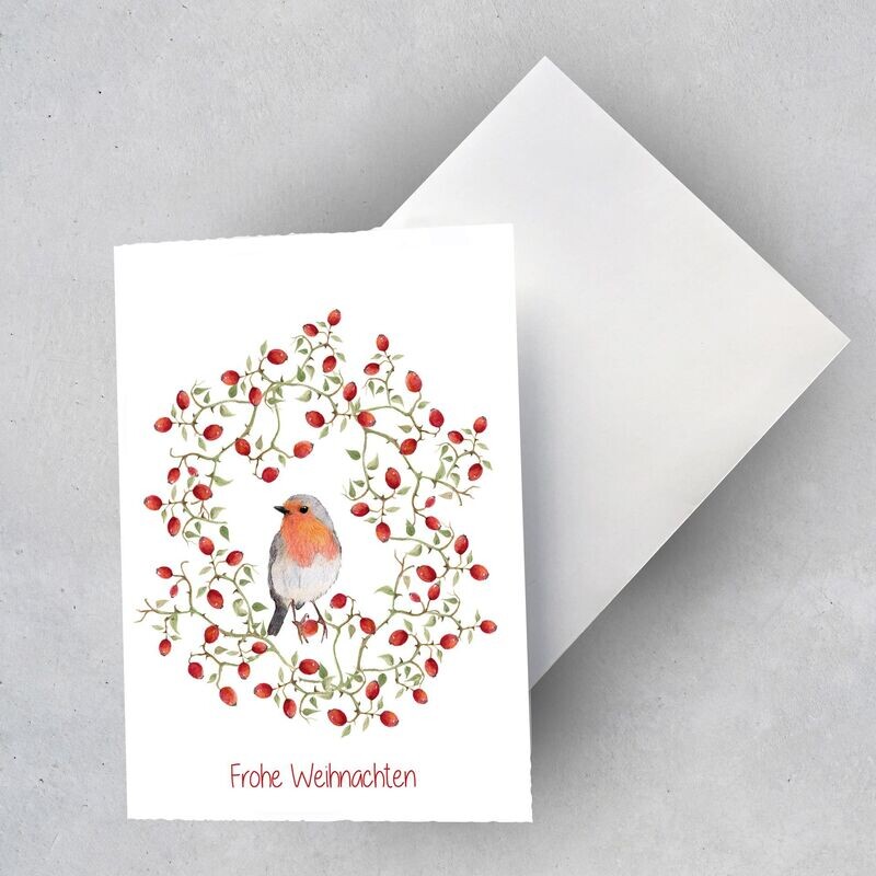 Weihnachtskarte Weihnachtskarte "Frohe Weihnachten 2" (2 Karten)